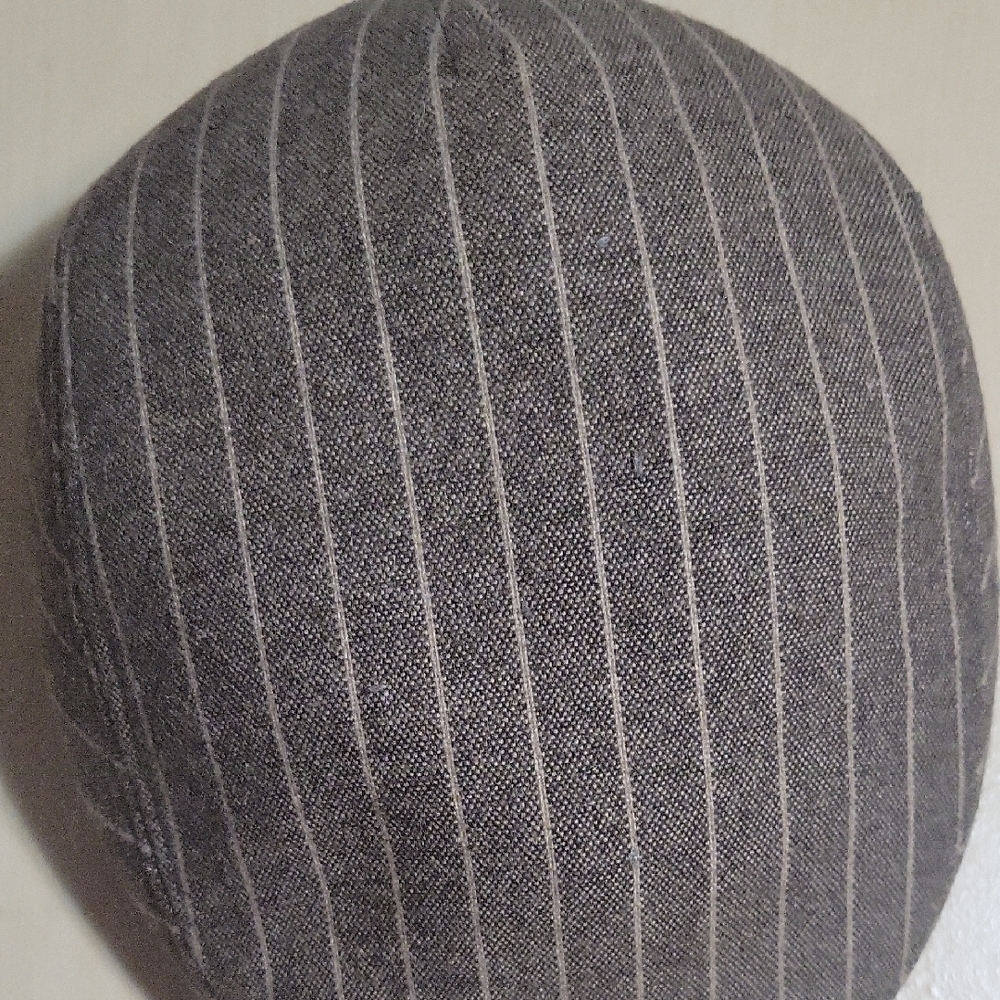 Gray Pinstripe Hat